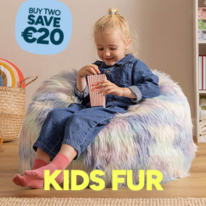 Kids Fur Bean Bag