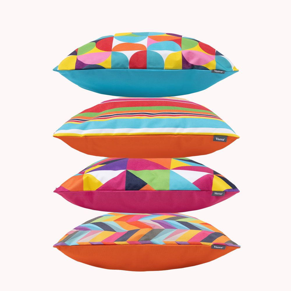 Veeva® Rainbow Outdoor Cushion Multipack 1