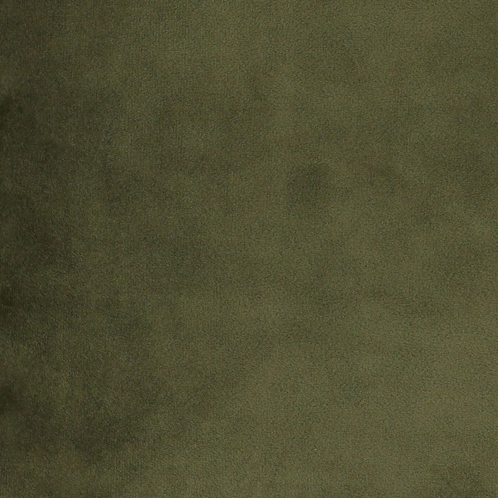 icon® Natalia Velvet Armchair Bean Bag & Round Footstool, Olive Green