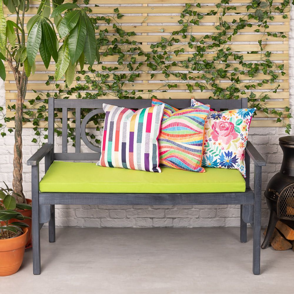 Veeva® Outdoor Garden Bench Cushion, 108 x 45cm