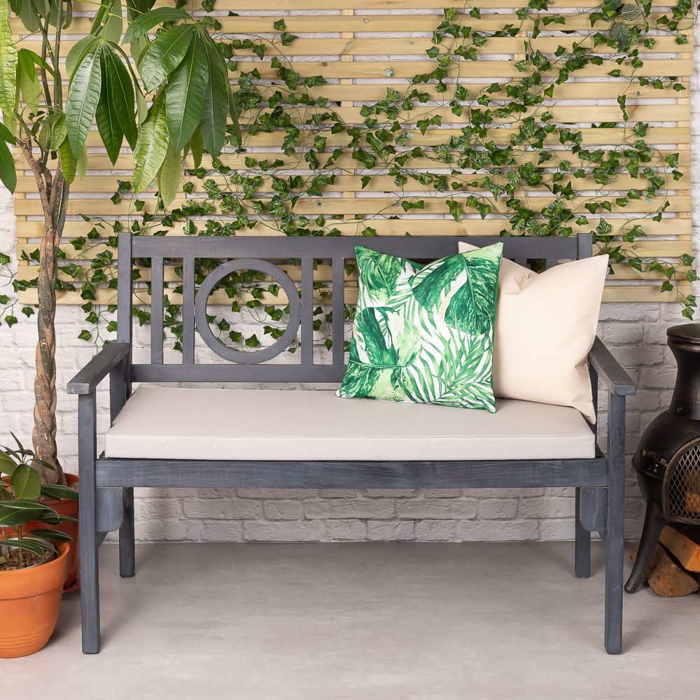 Veeva® Outdoor Garden Bench Cushion, 108 x 45cm