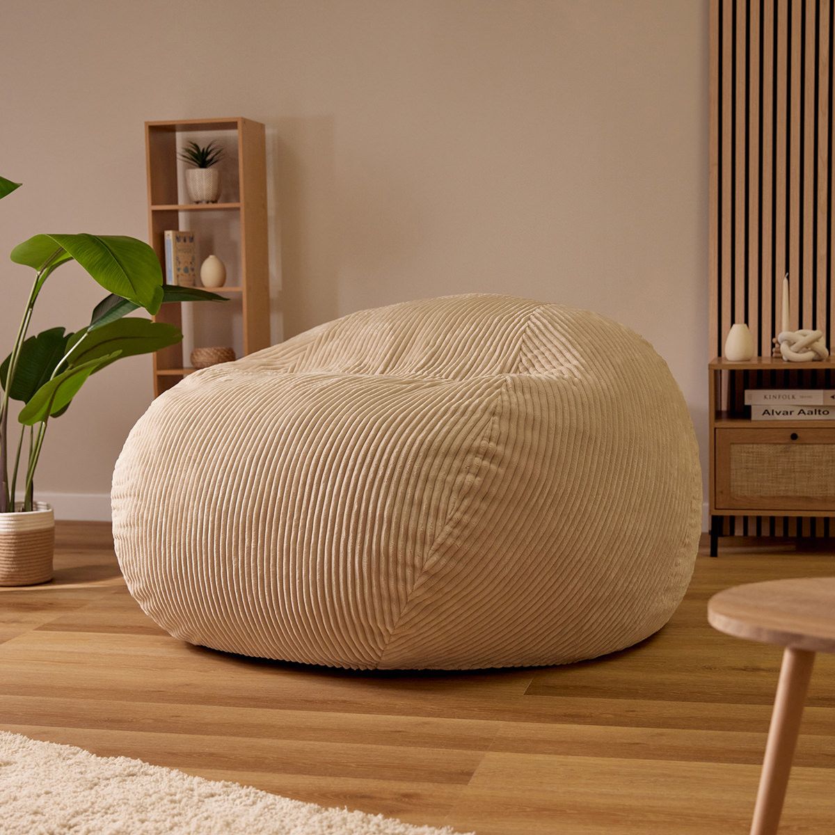 icon® Nimbus XL Chunky Cord Foam Filled Bean Bag