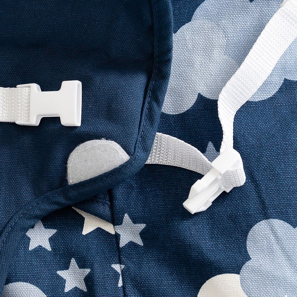 bambeano cloud baby bean bag blue detail