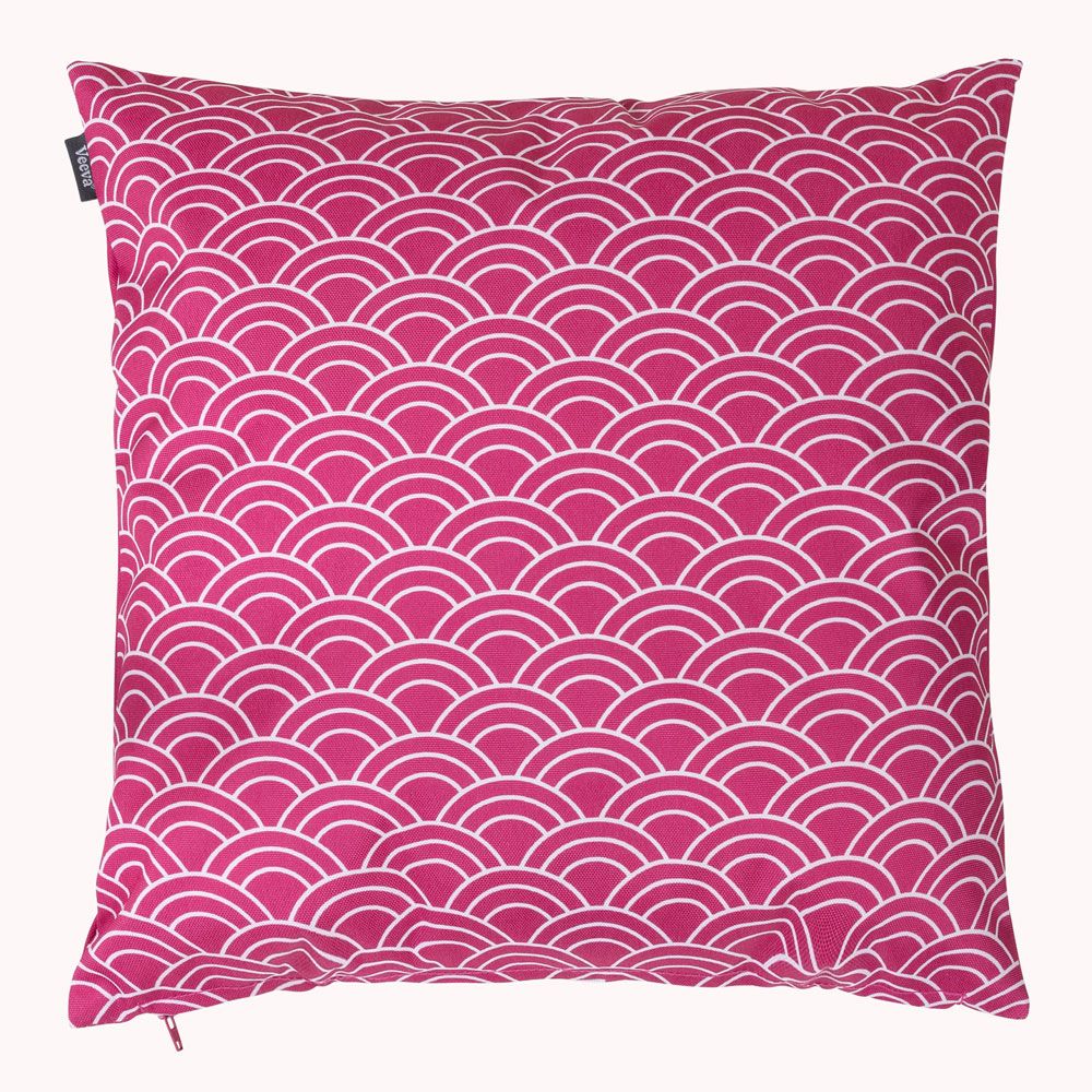 Veeva® Deck Stripe Outdoor Cushion Pink, Pack of 4