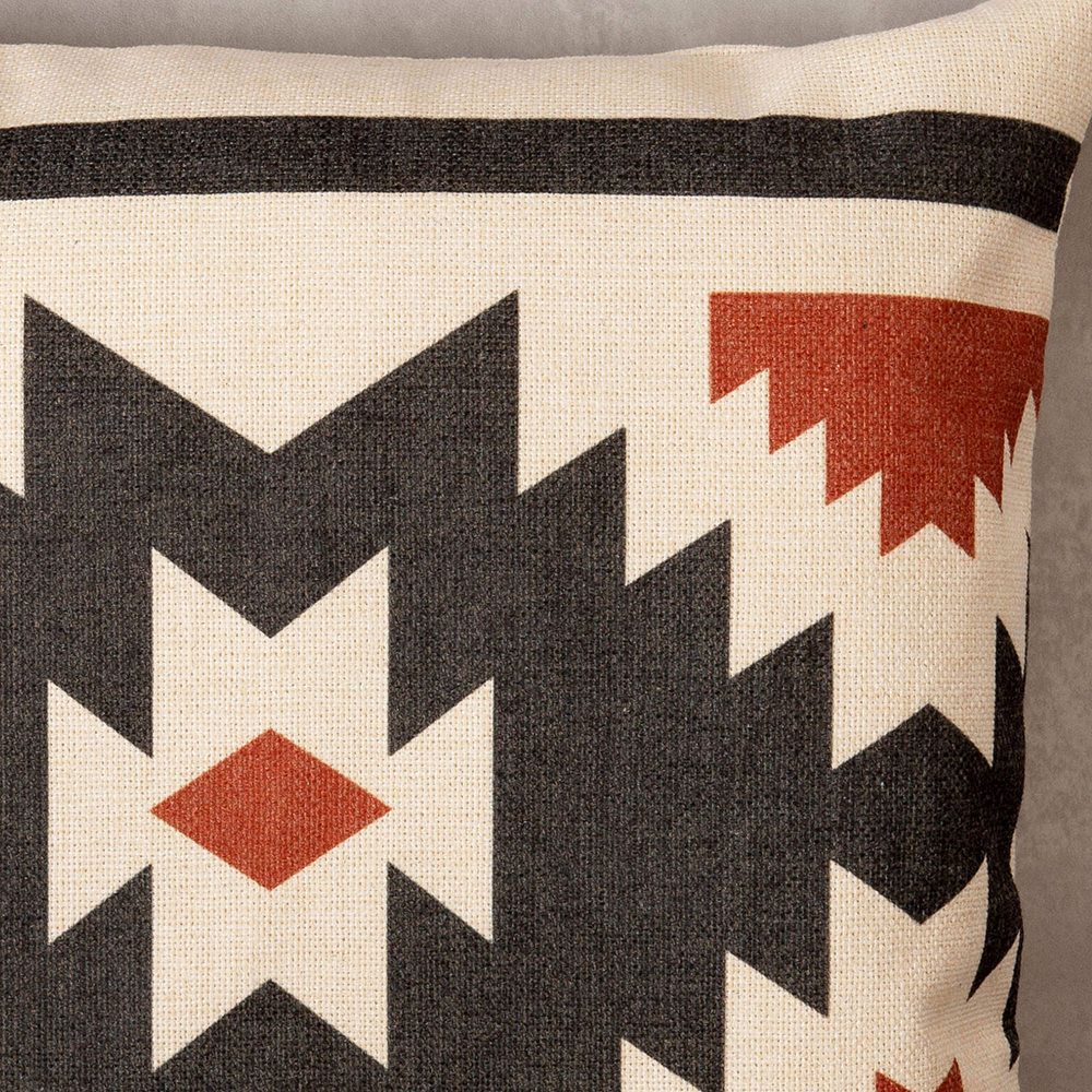 icon® Textured Aztec Terracotta Outdoor Cushion