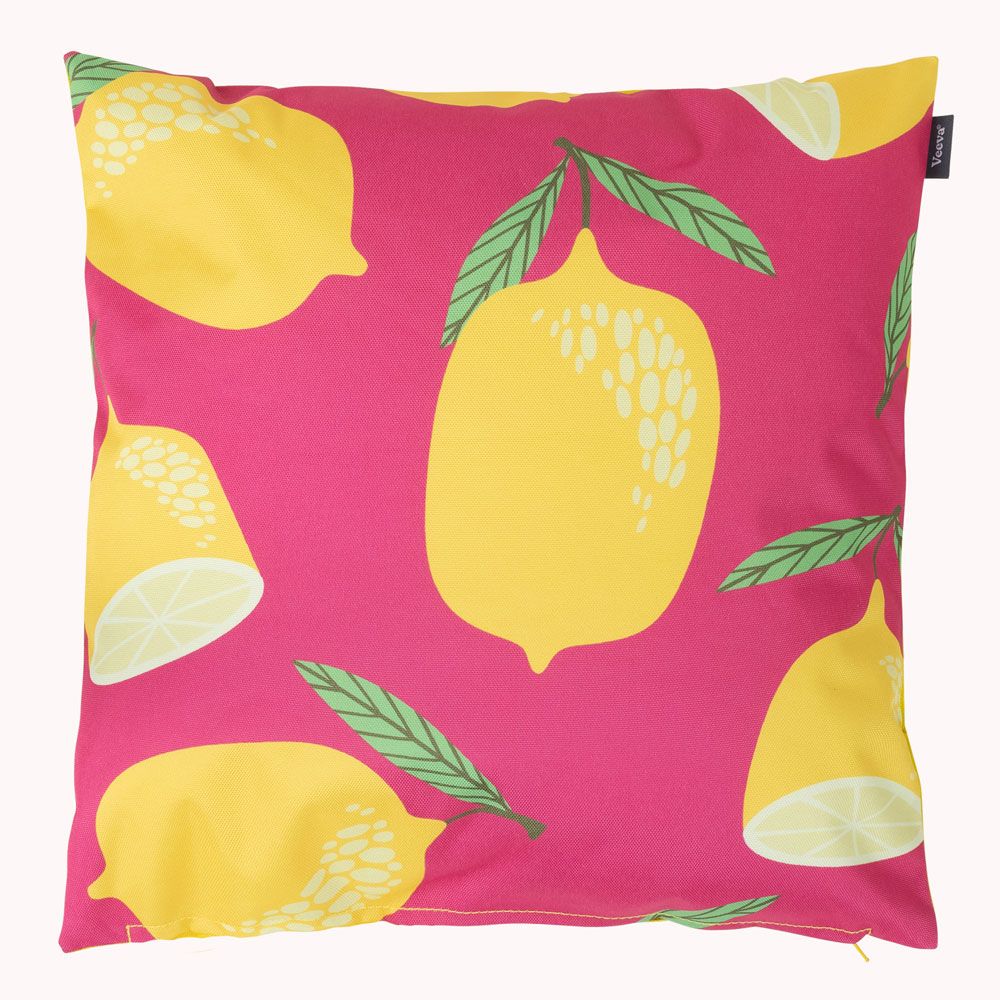 Veeva® Lemon Fruit Outdoor Cushion, Pack of 4
