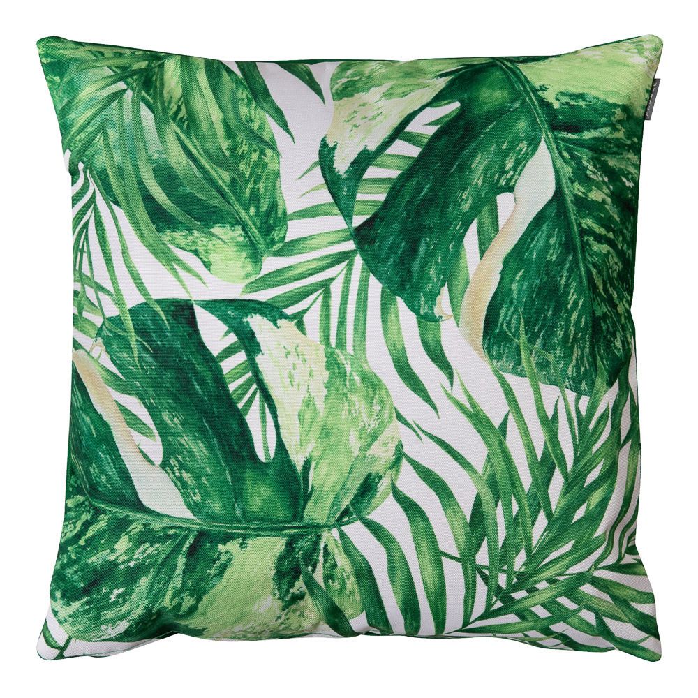 Monstera Palm Print Outdoor Cushion