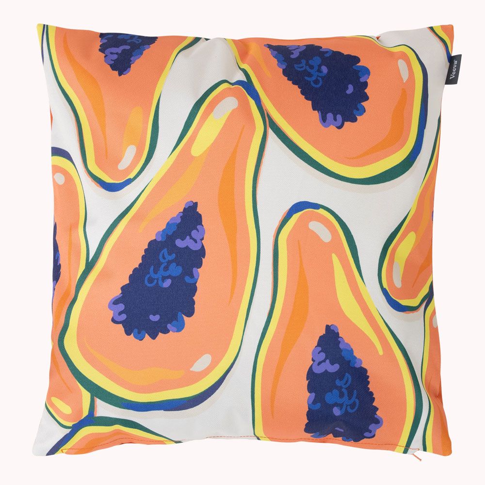 Veeva® Papaya Fruit Outdoor Cushion, Pack of 4
