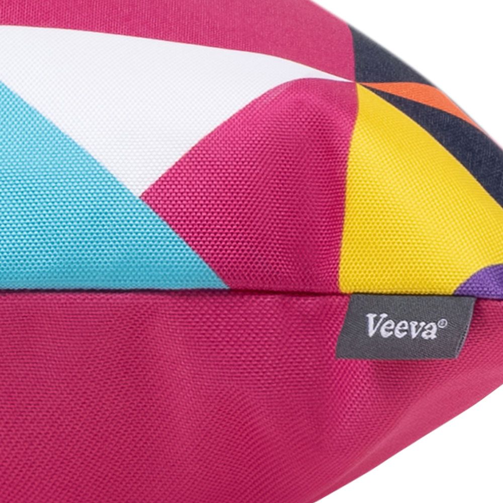 Veeva® Geometric Print Outdoor Cushion, Pack of 4