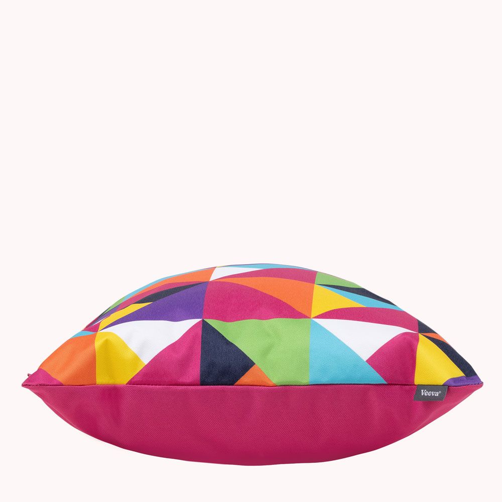 Veeva® Geometric Print Outdoor Cushion, Pack of 4