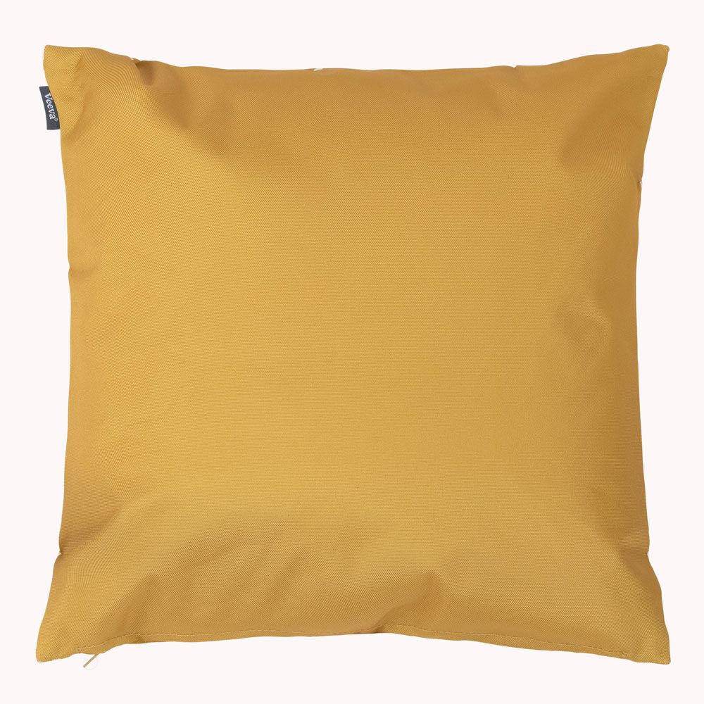 Veeva® Geometric Print Yellow Outdoor Cushion, Pack of 4