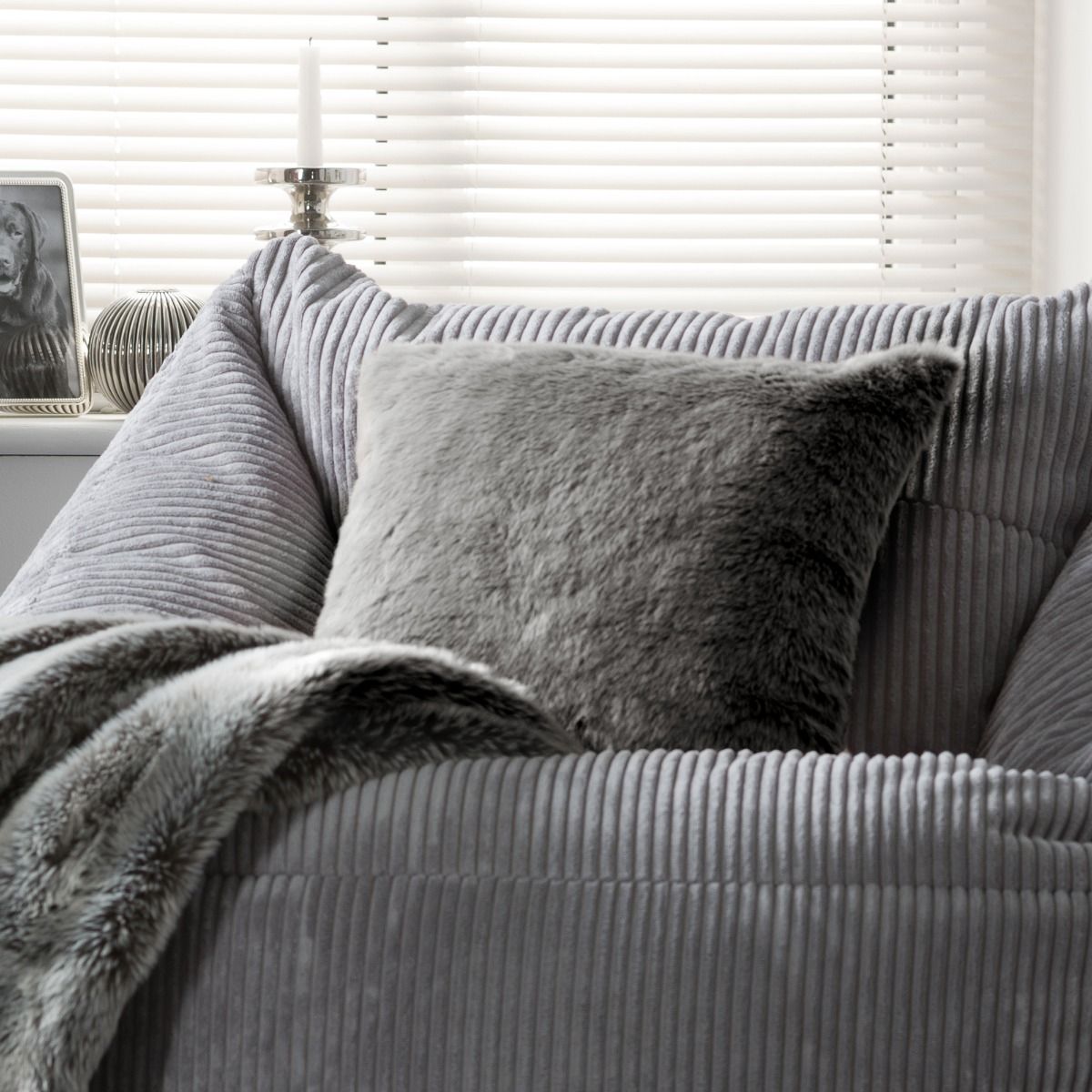 Luxury Faux Fur Cushion 45cm