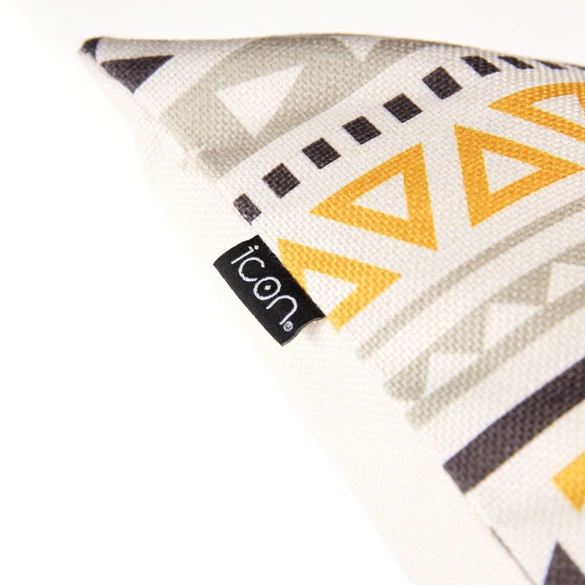 icon® Textured Aztec Ochre Outdoor Cushion