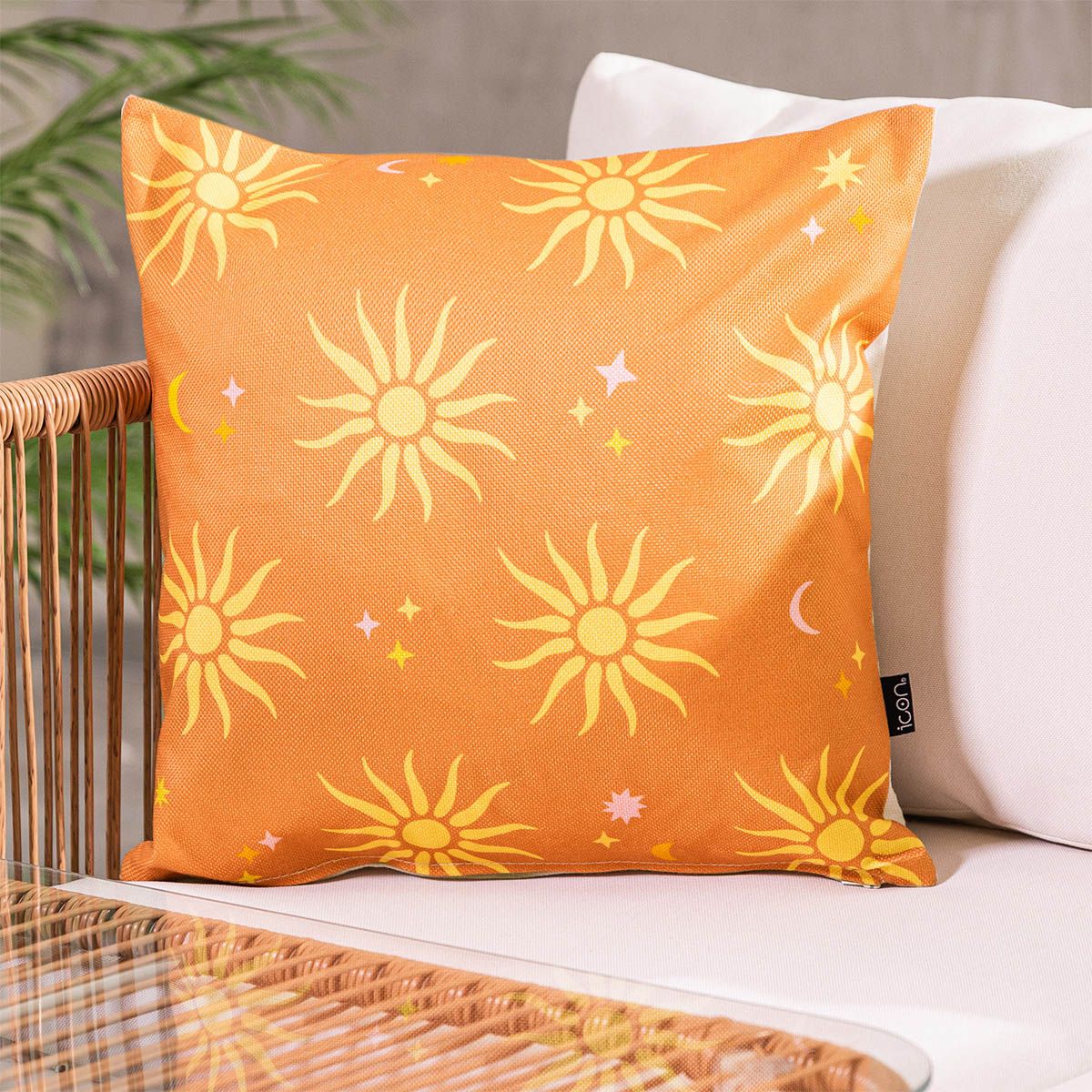 Summer Sun Indoor-Outdoor Cushion, Orange