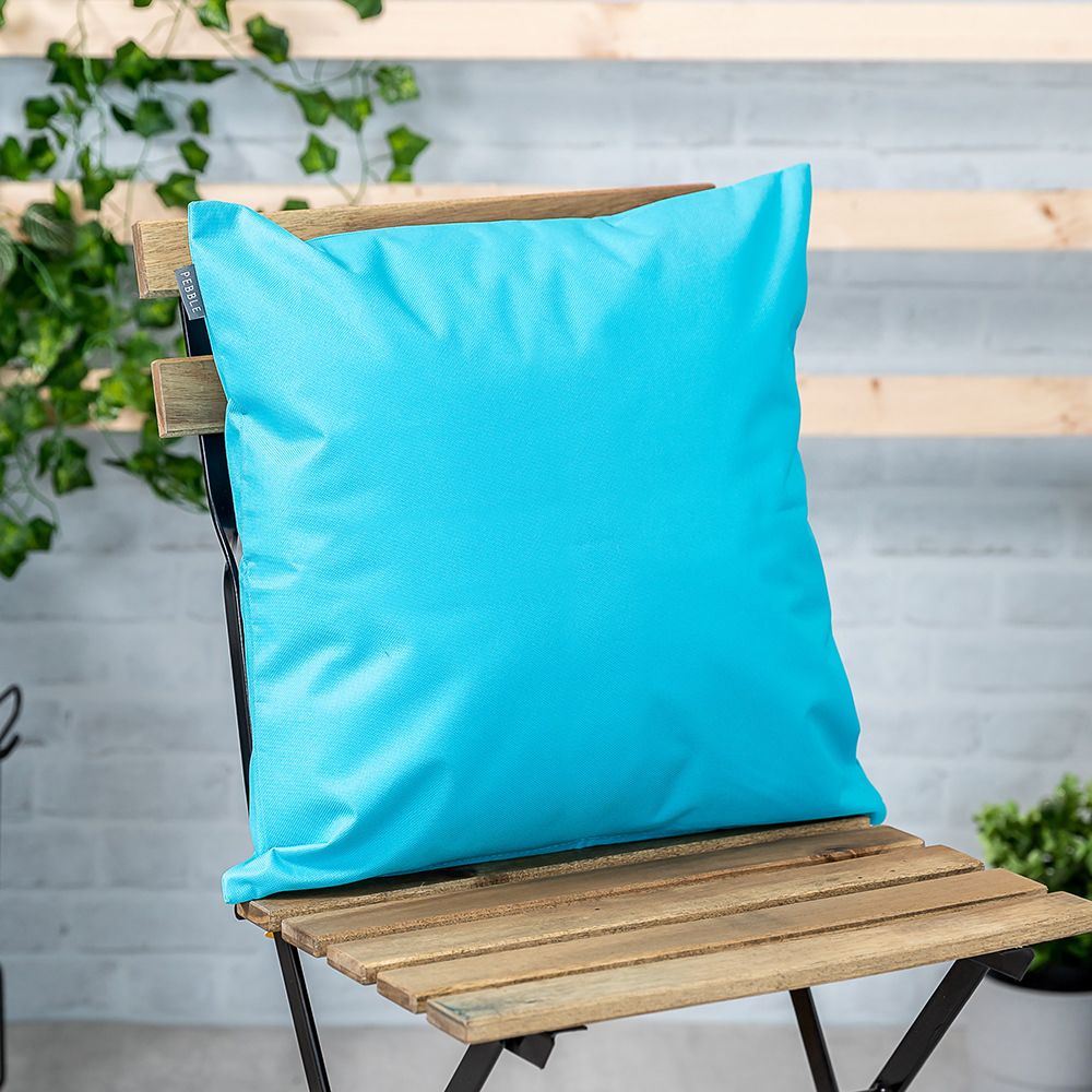 Aqua Outdoor CushionLifestyle Cropped