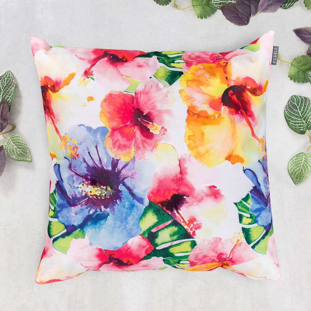 Hawaiian Bloom Outdoor Cushion Leaves