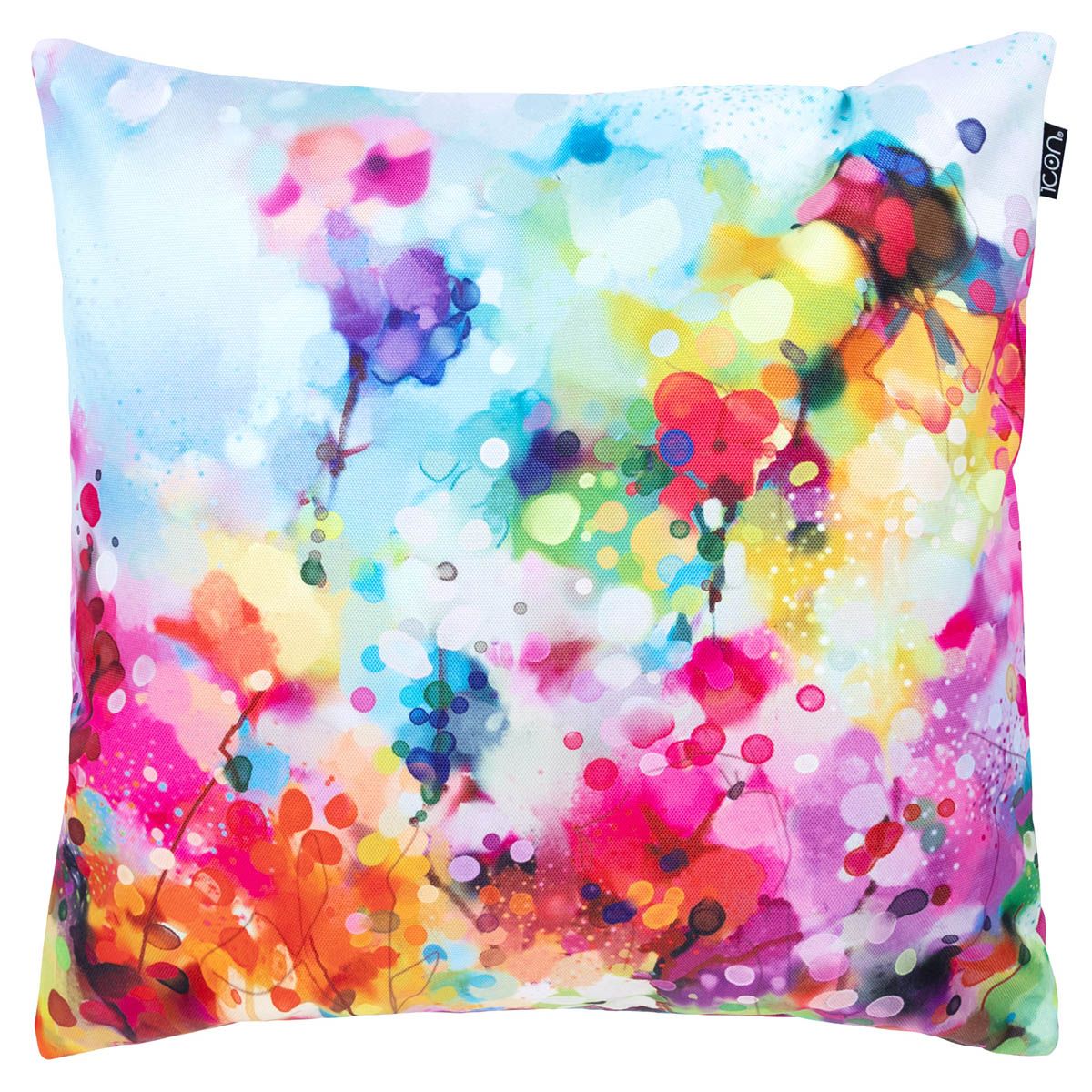 Spring Flower Indoor-Outdoor Cushion, Pink