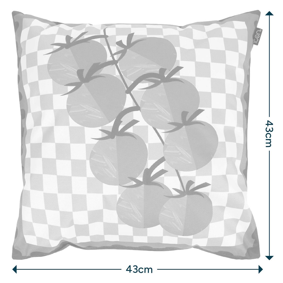 Italian Tomato Print Indoor-Outdoor Cushion