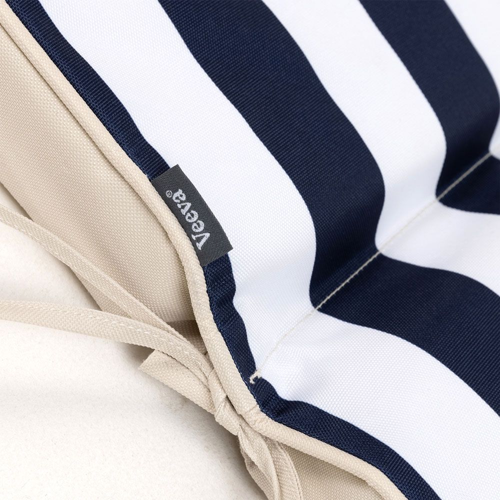 Veeva® Deck Stripe Seat Pad, Navy
