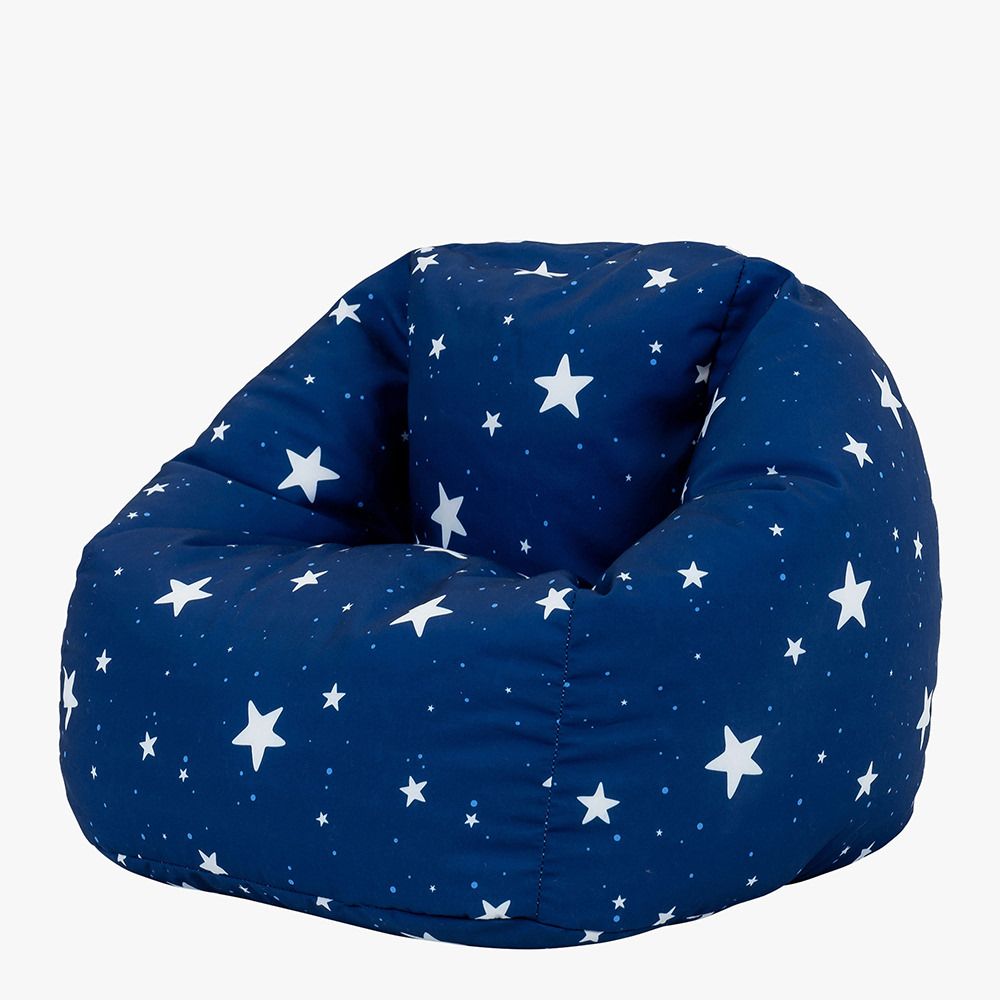 icon® Starry Skies Kids Bean Bag, Navy Blue