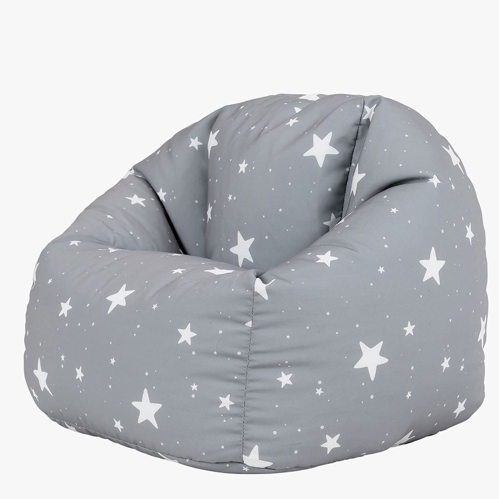 icon® Starry Skies Kids Bean Bag, Grey