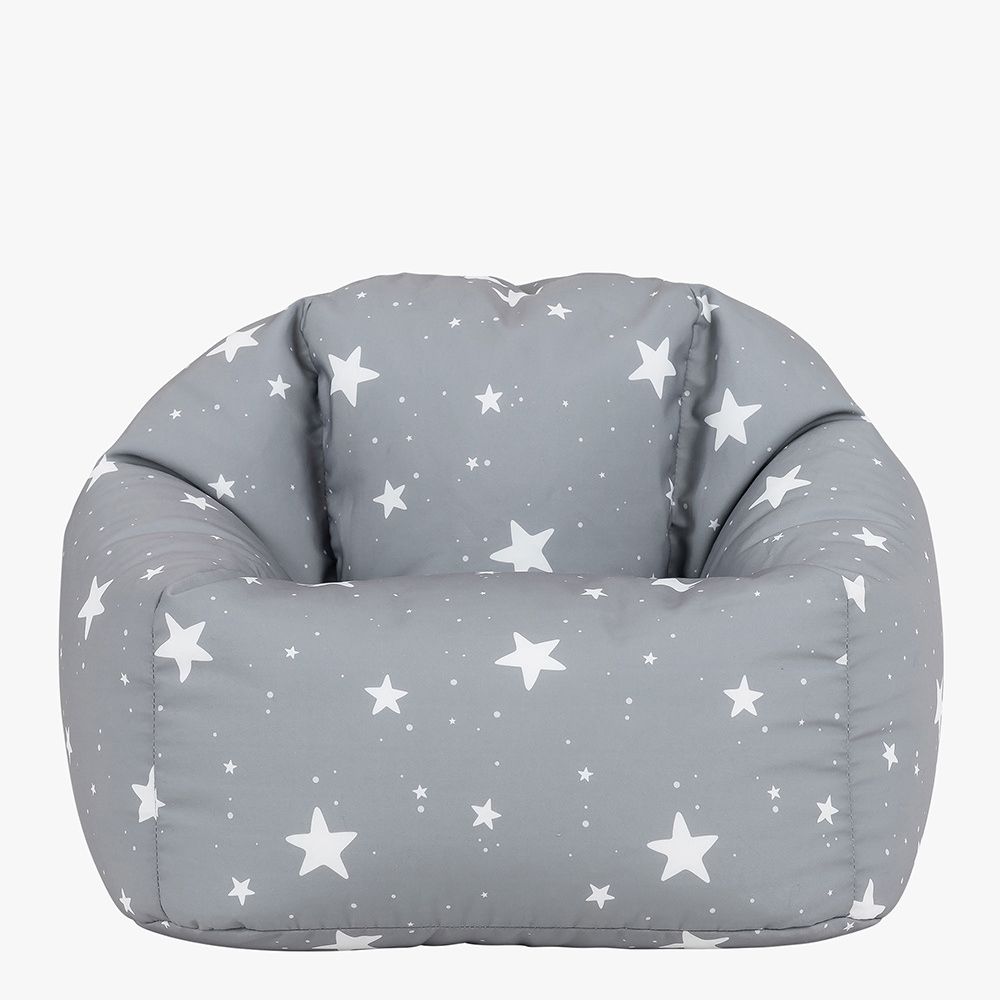 icon® Starry Skies Kids Bean Bag, Grey