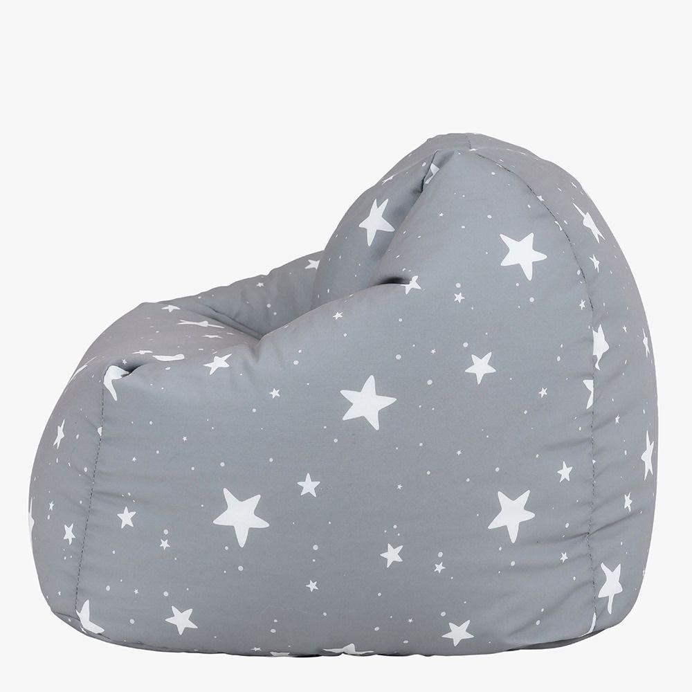 icon® Starry Skies Kids Bean Bag, Grey