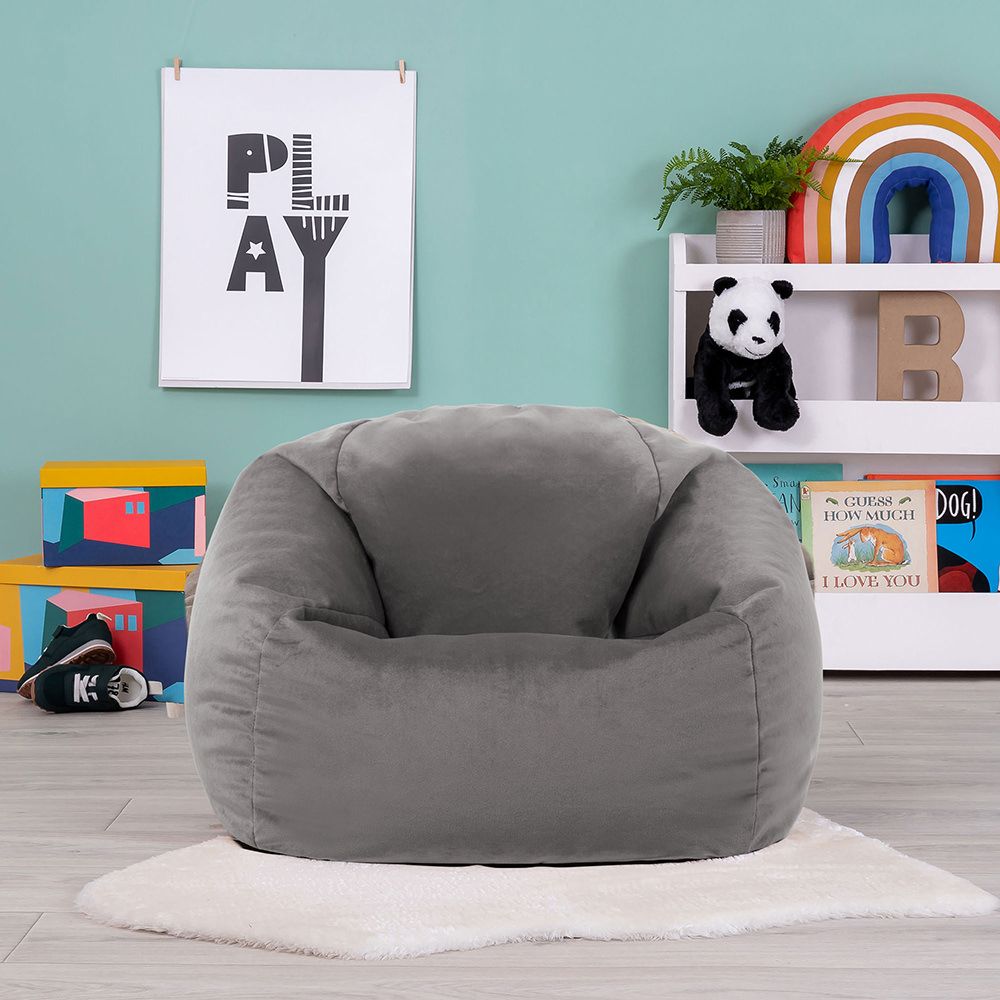 icon® Aurora Kids Velvet Bean Bag