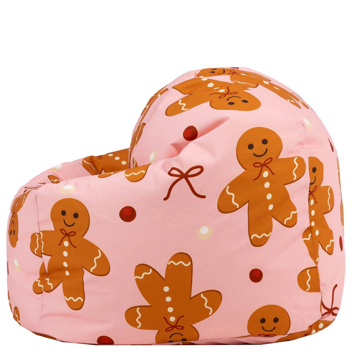 icon® Kids Festive Gingerbread Print Classic Bean Bag, Multicolour