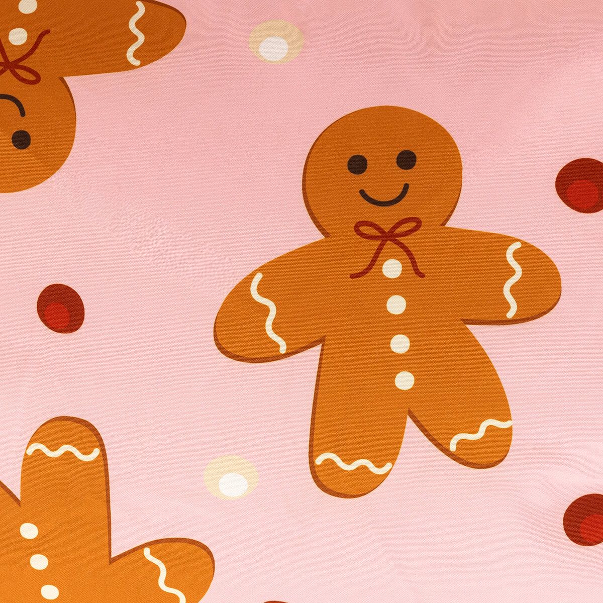 icon® Kids Festive Gingerbread Print Classic Bean Bag, Multicolour