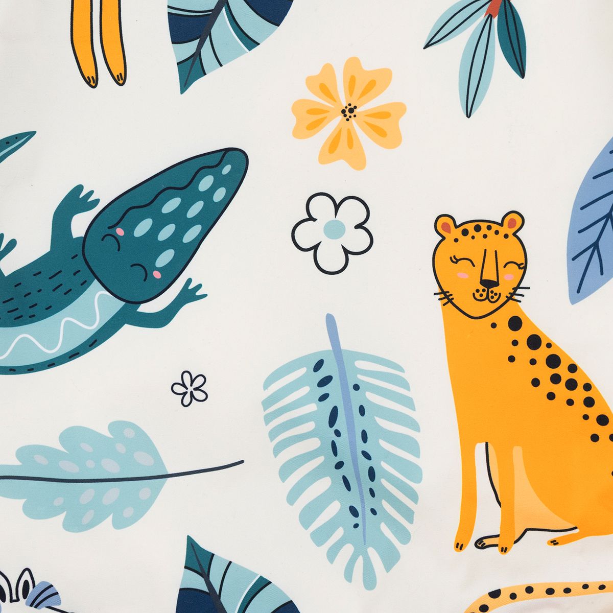 icon® Kids Animal Safari Print Classic Bean Bag, Multicolour