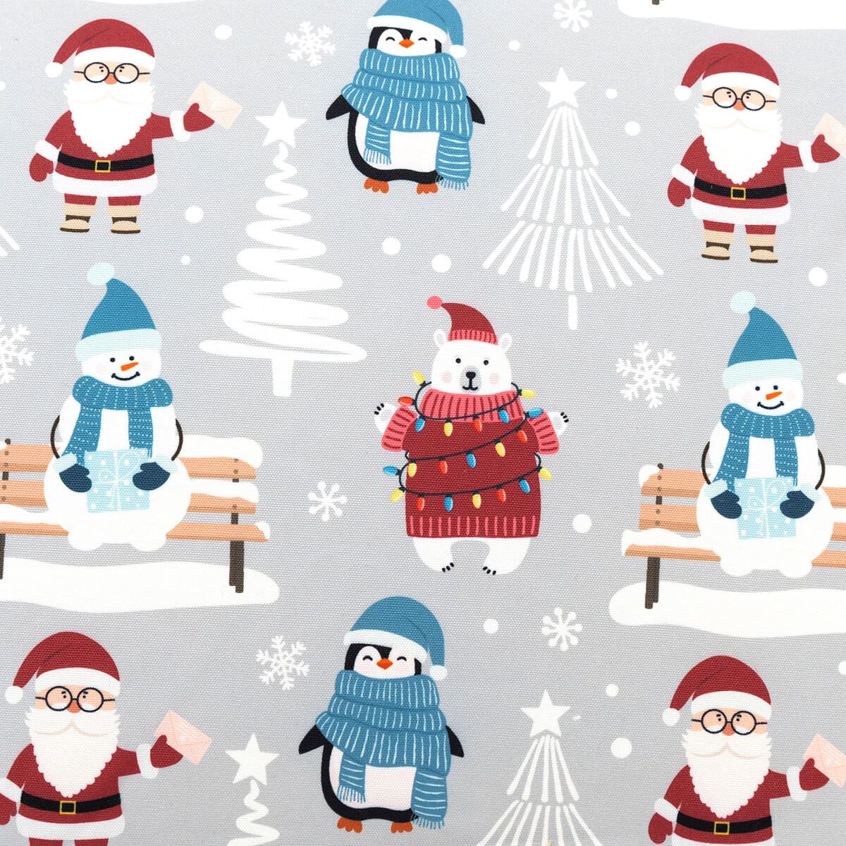 Icon Kids Festive Santa Claus Print Classic Bean Bag, Multicolour
