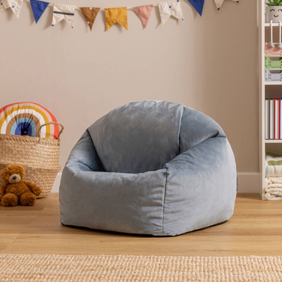 icon® Aurora Kids Velvet Bean Bag