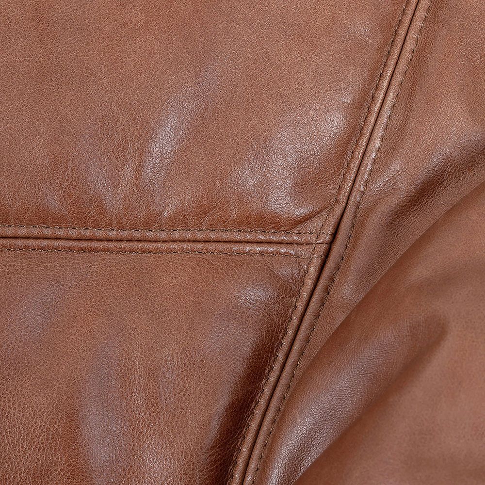 icon® Oxford Luxury Real Leather Armchair, Tan