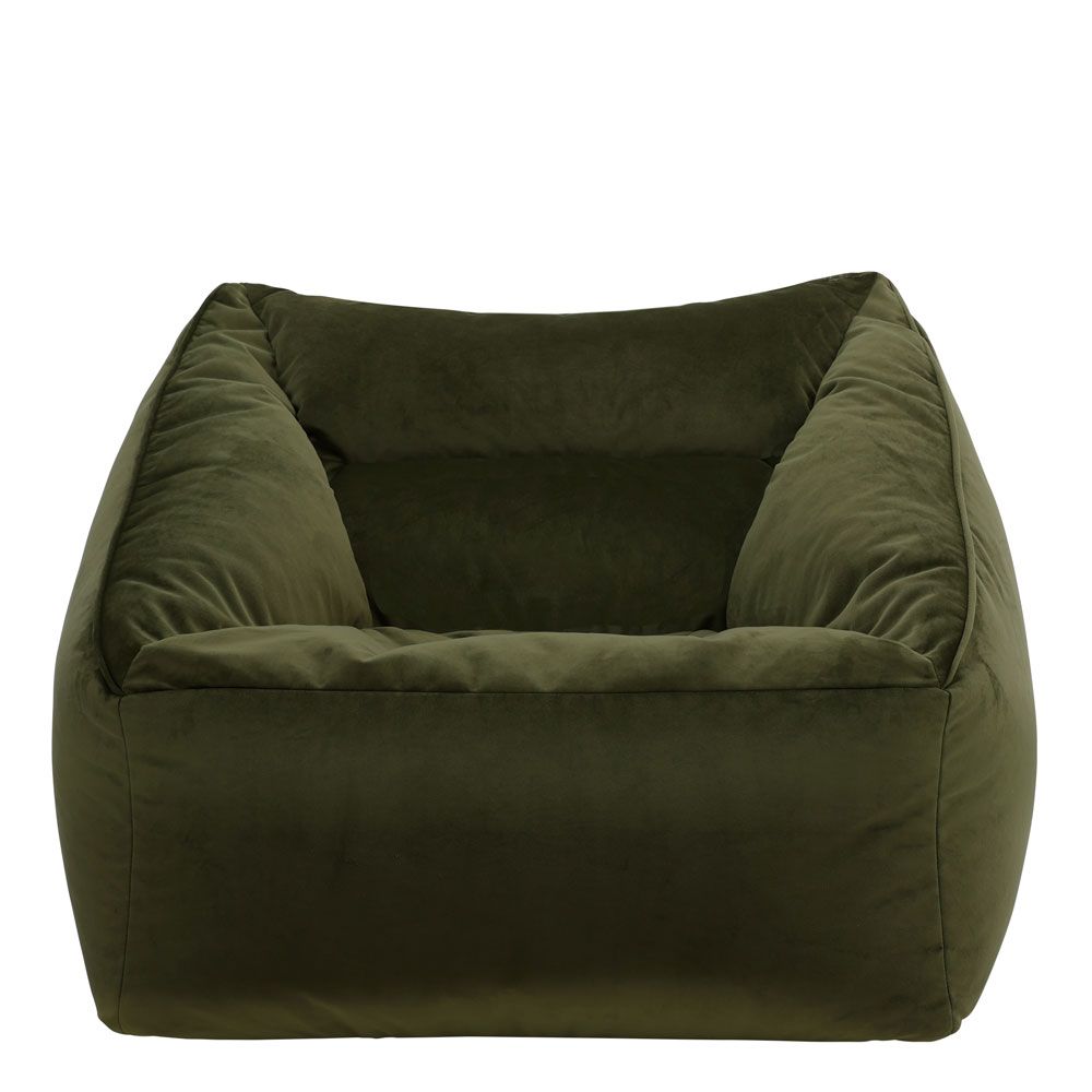 icon® Natalia Velvet Armchair, Olive