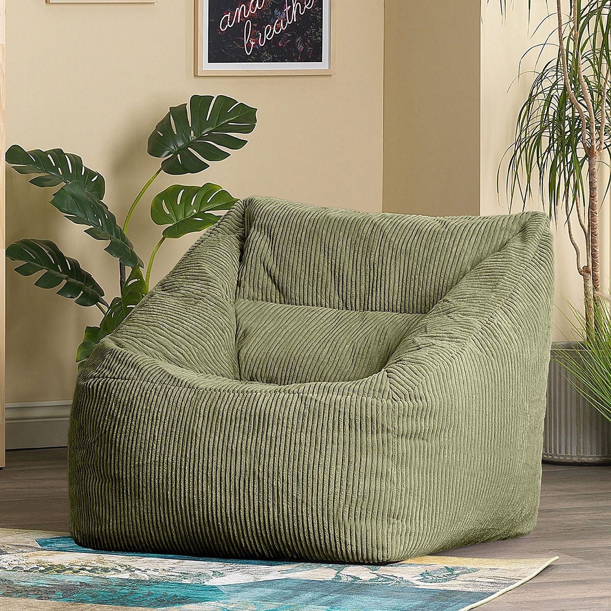 icon® Natalia Cord Armchair Bean Bag