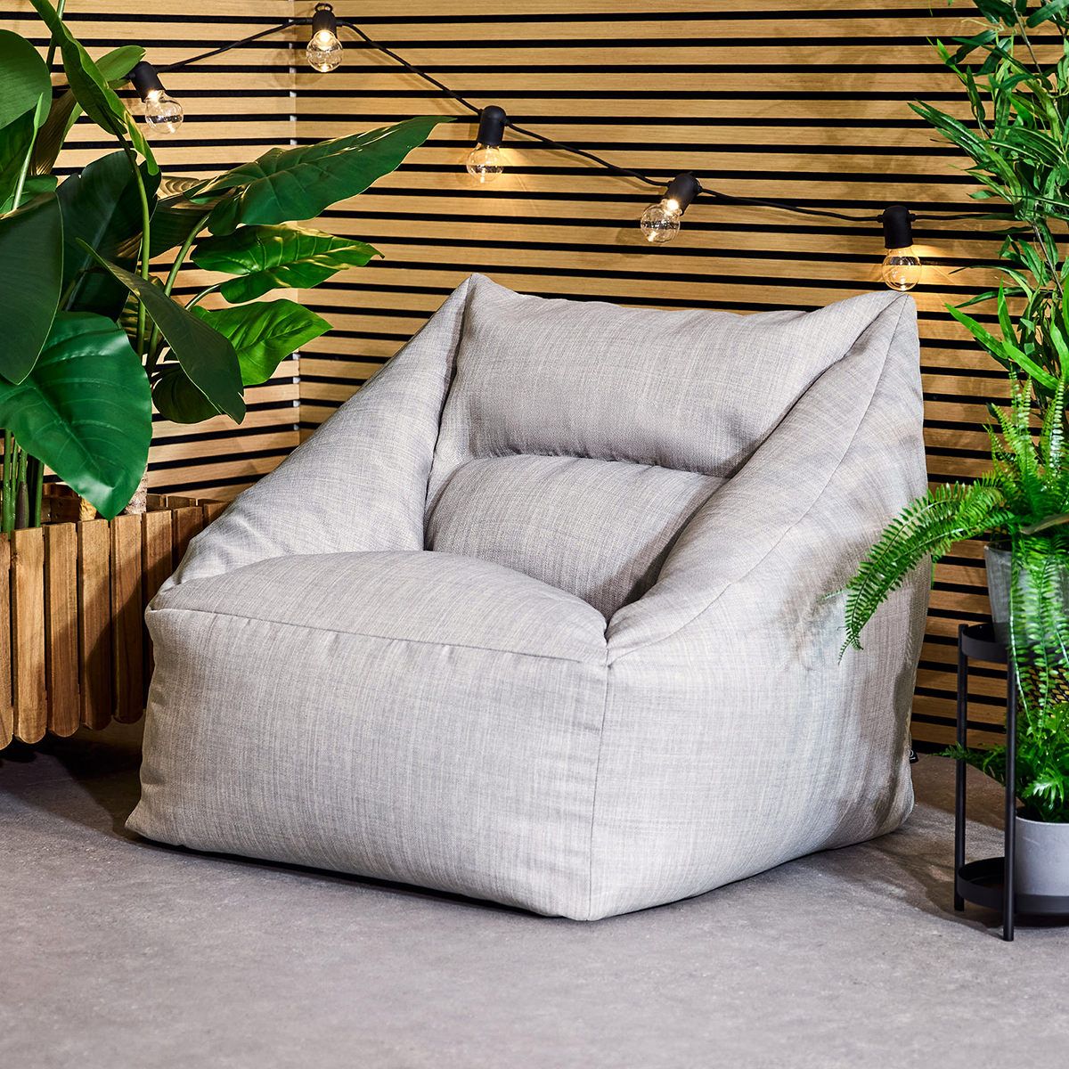 Icon Natalia Water-Resistant Woven Armchair Bean Bag