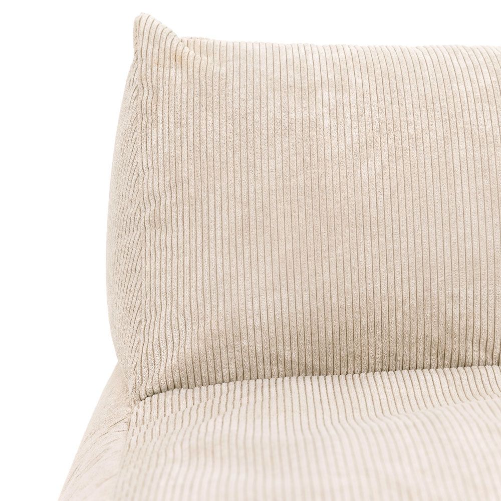 Tetra Corduroy Modular Corner, Natural