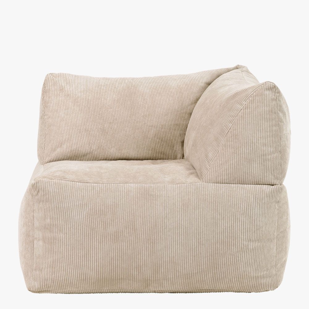 Tetra Corduroy Modular Corner, Natural