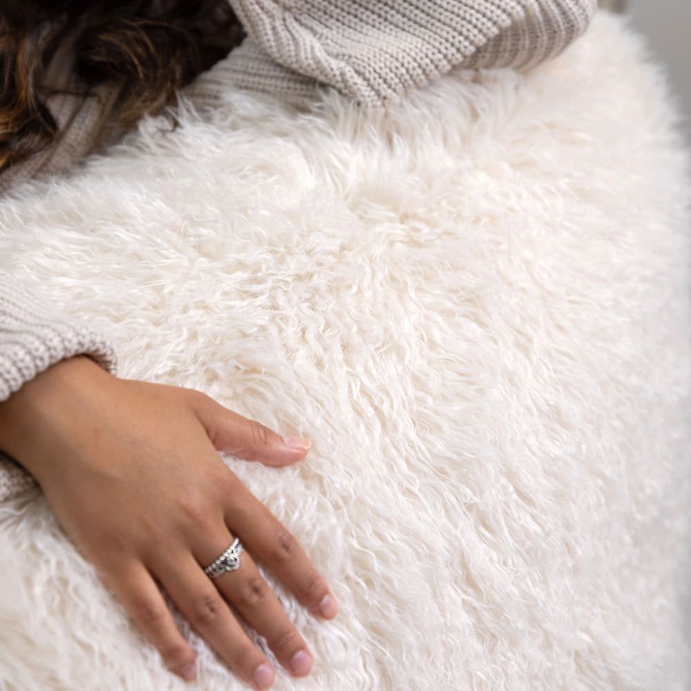 icon® Yeti Faux Fur Cocoon Bean Bag