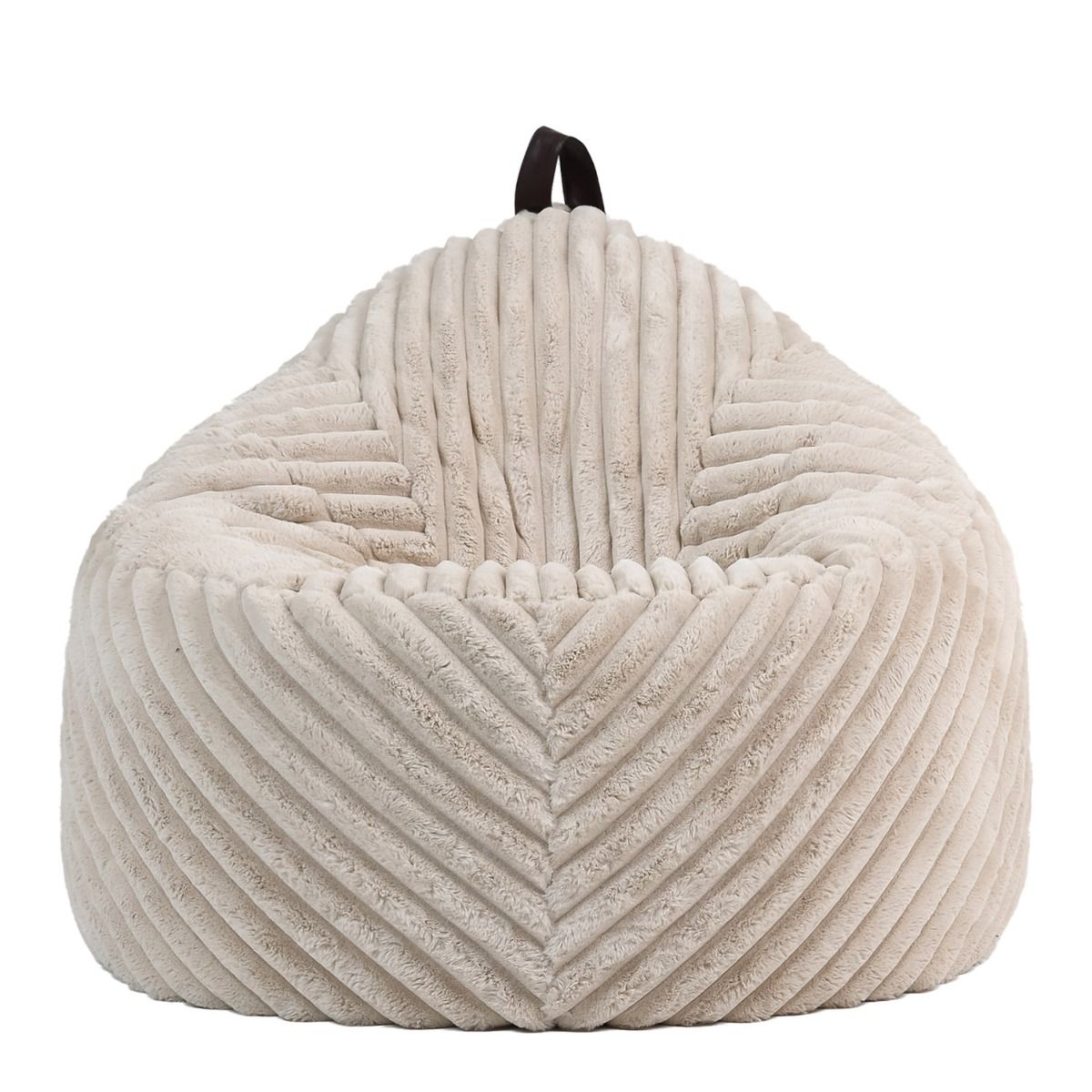 icon Cocoon Ribbed Faux Fur Chair