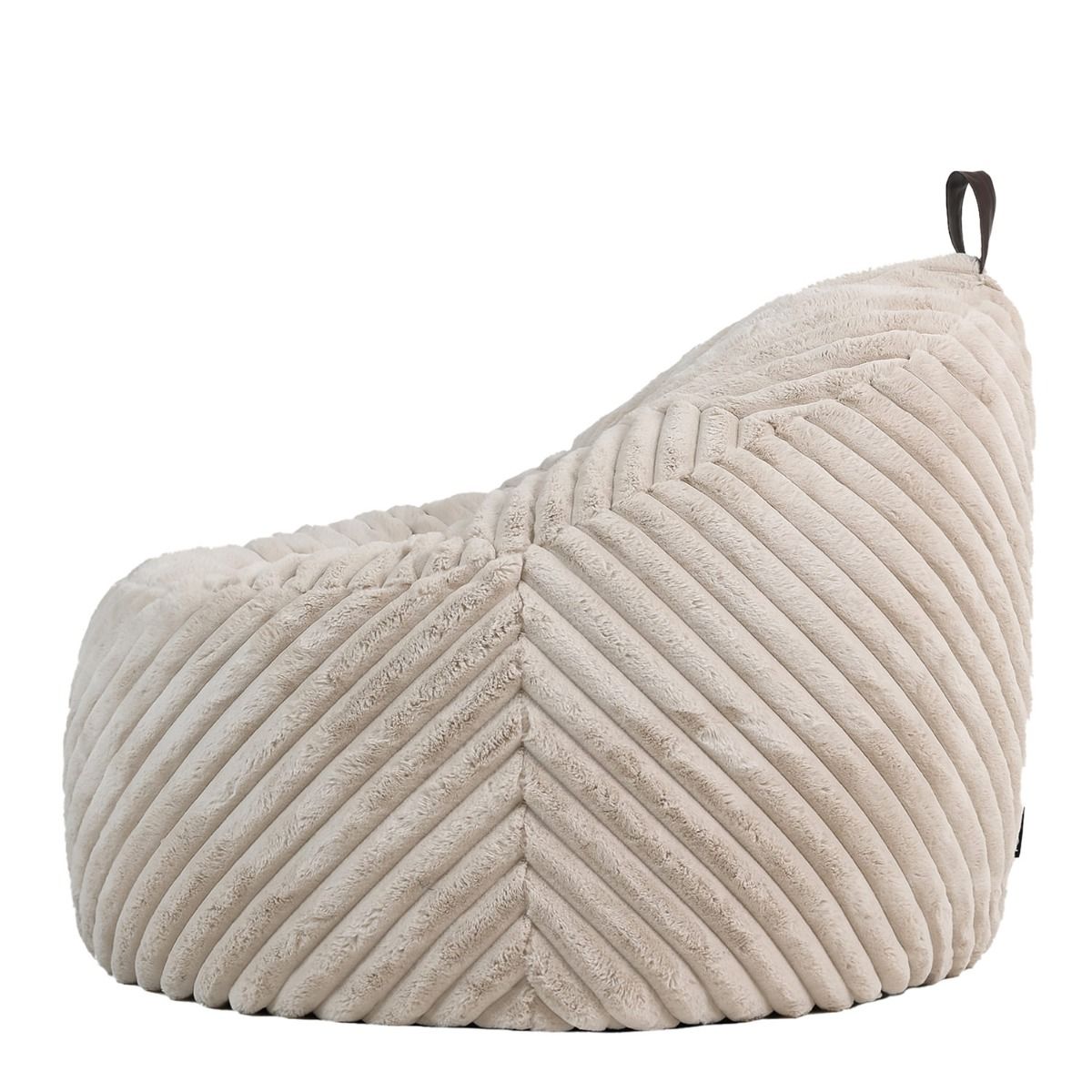 icon Cocoon Ribbed Faux Fur Chair