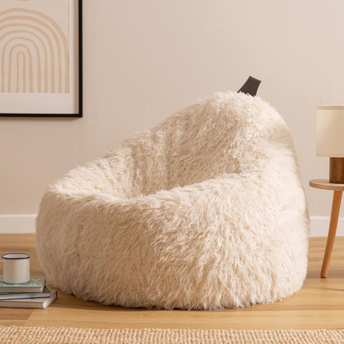 icon® Yeti Faux Fur Cocoon Bean Bag