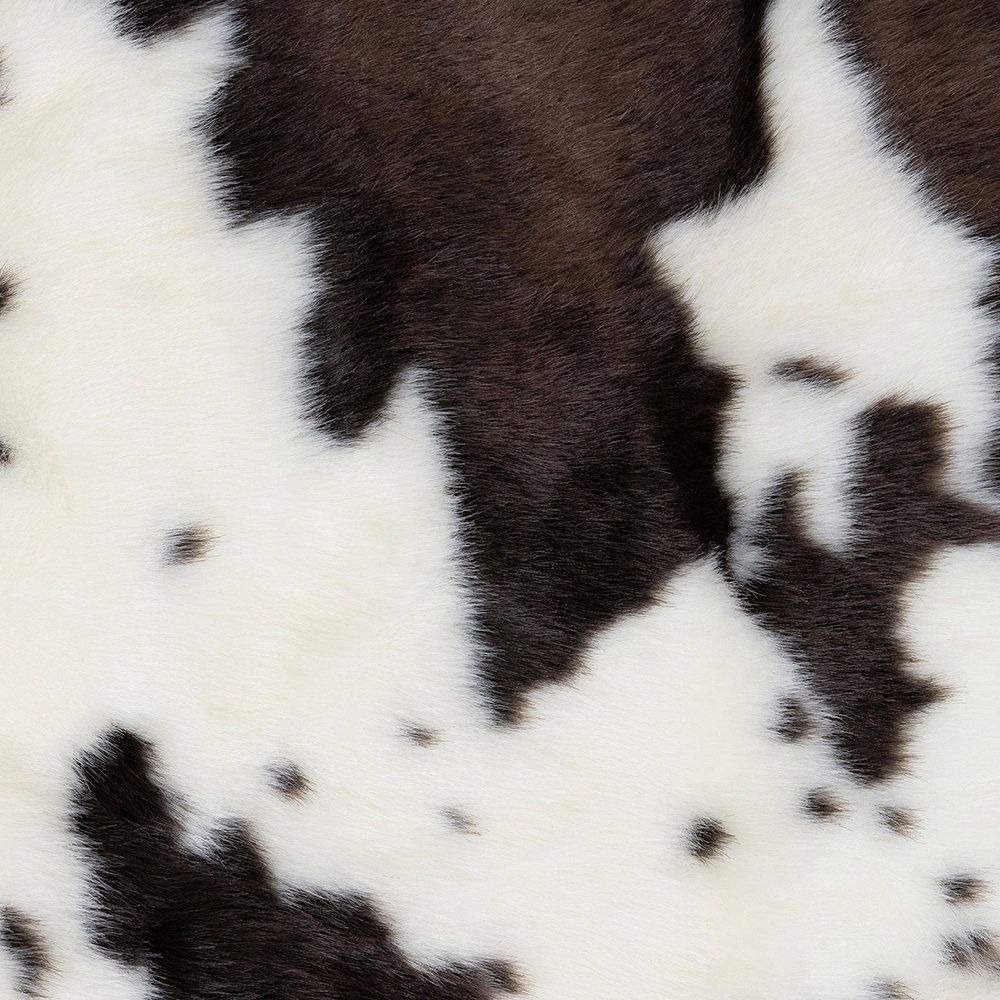icon® Pinto Faux Cow Hide Footstool