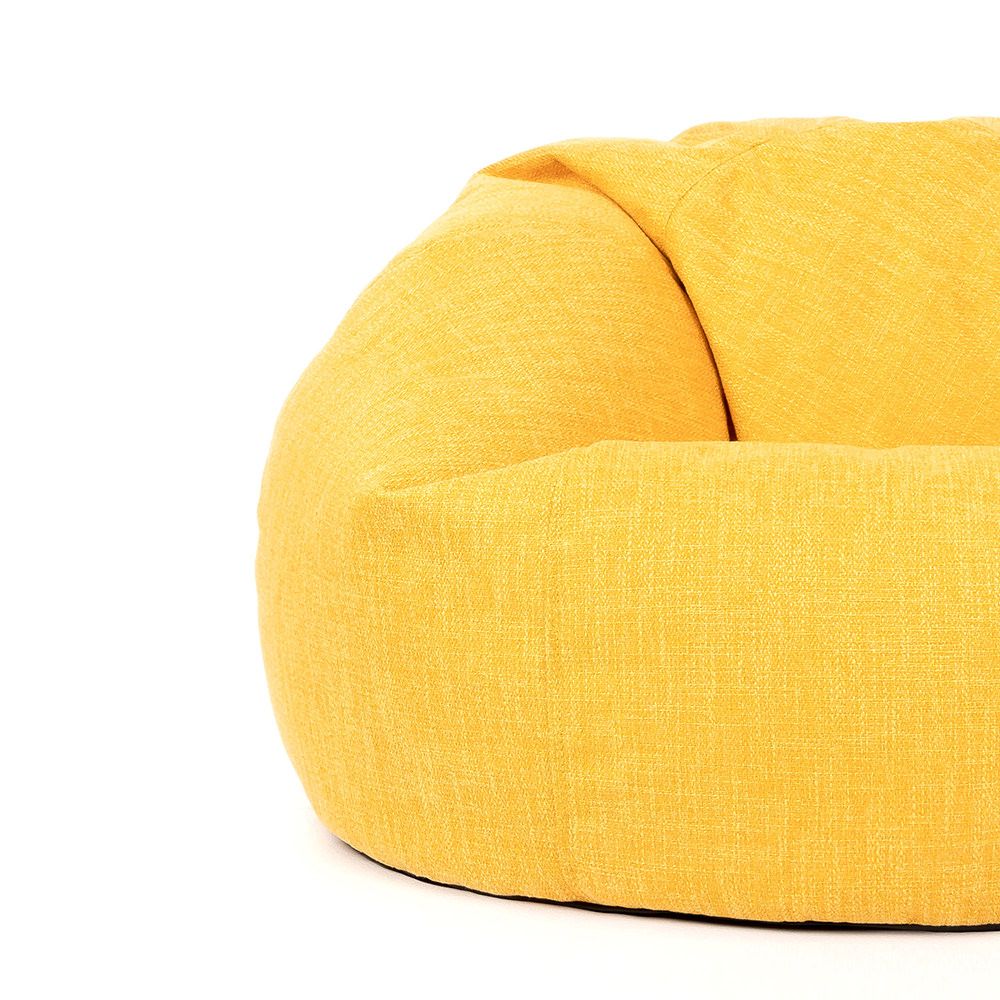 icon® Lina Classic Bean Bag, Ochre Yellow