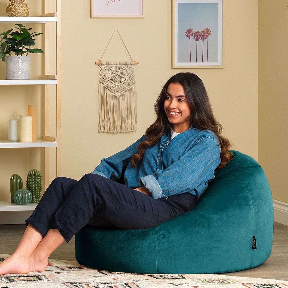 icon® Aurora Velvet Bean Bag