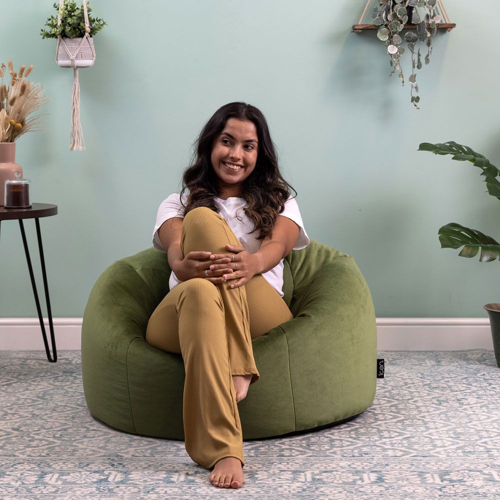 icon® Aurora Velvet Bean Bag