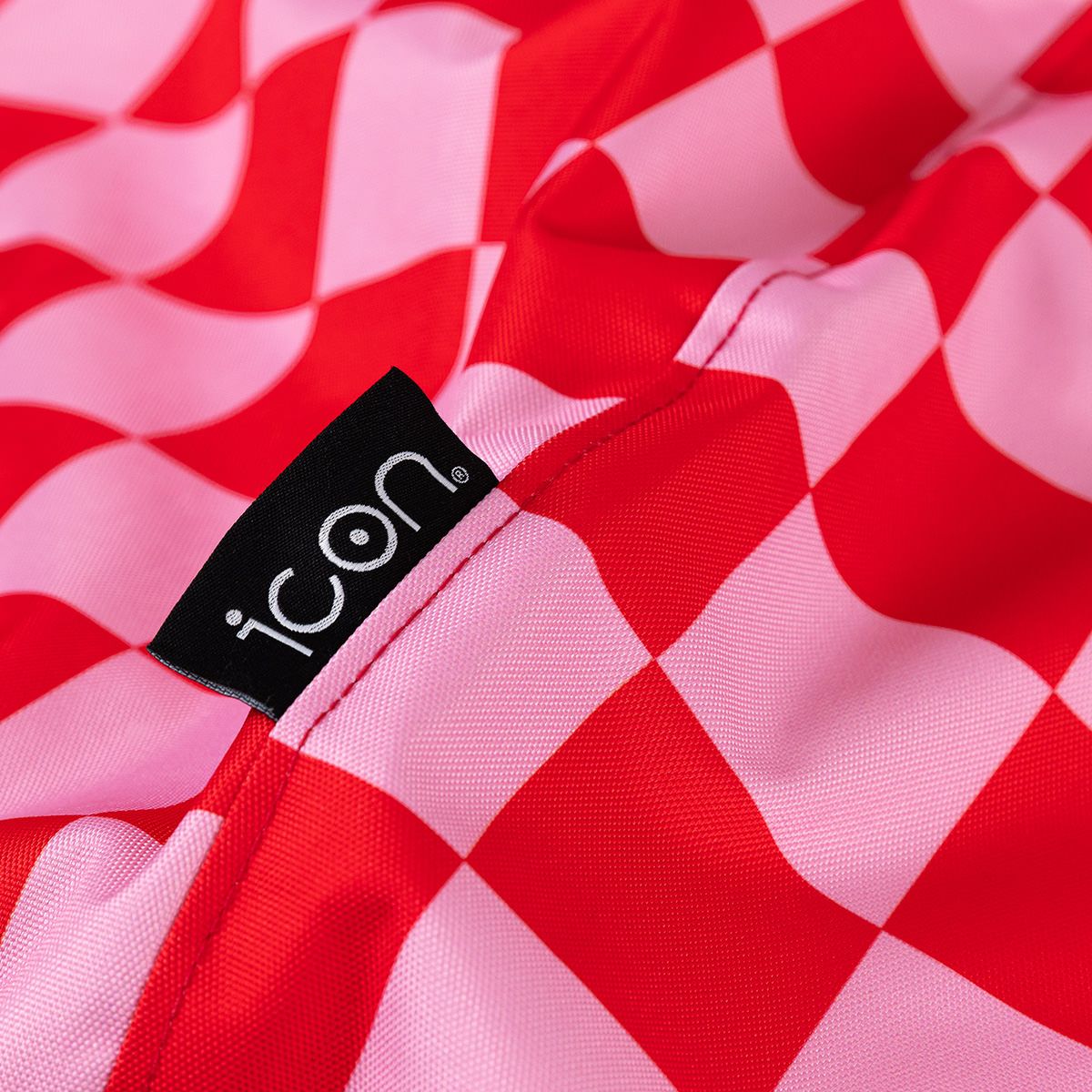 Icon Kingston Checkerboard Water-Resistant Classic Bean Bag