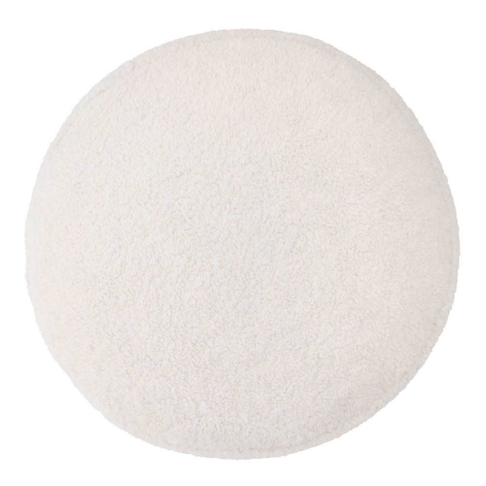 icon® Iggy Fleece Footstool, Natural