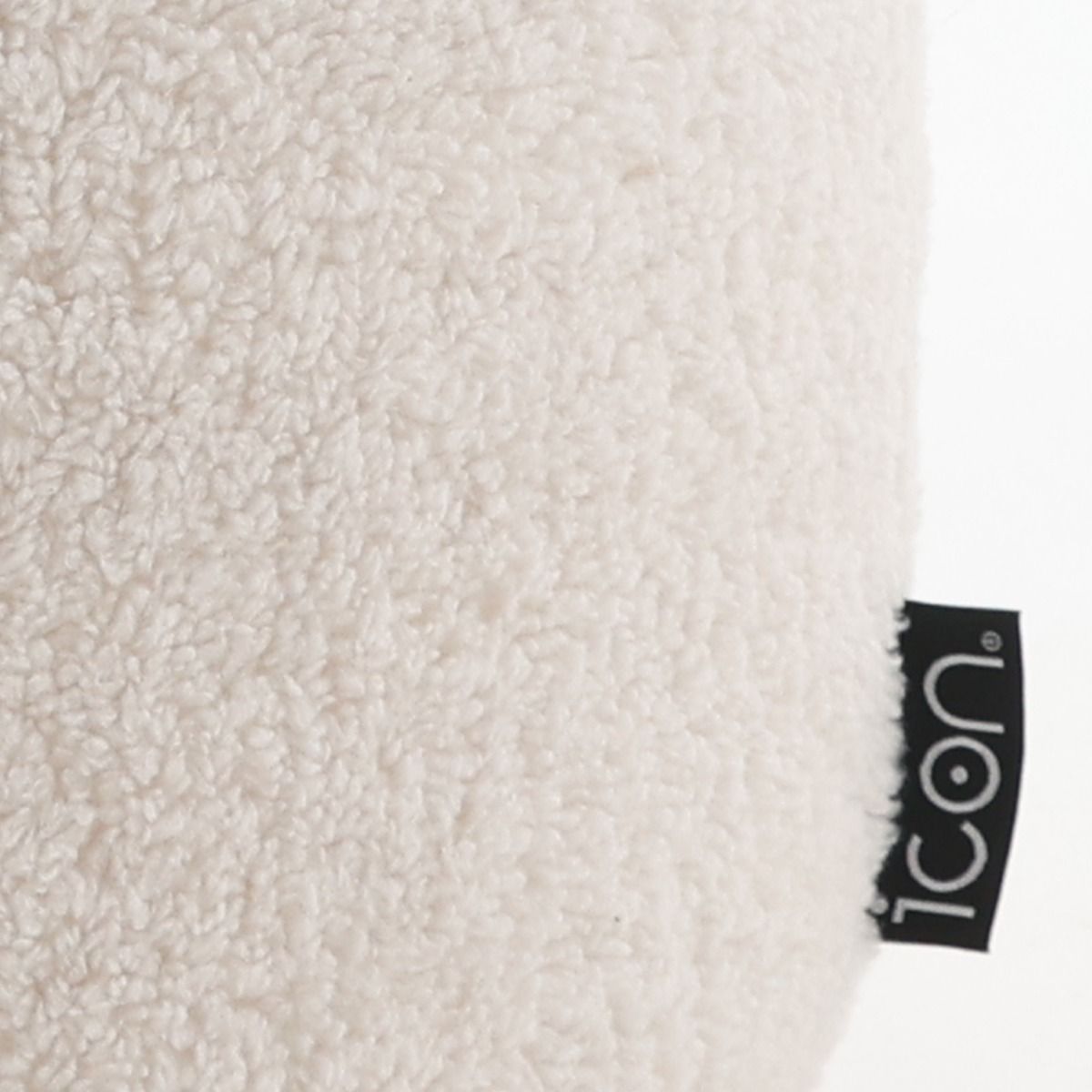 icon® Iggy Fleece Footstool, Natural